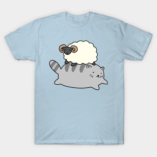 Cat and Little Ram T-Shirt